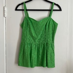 Green floral Lilly Pulitzer tank